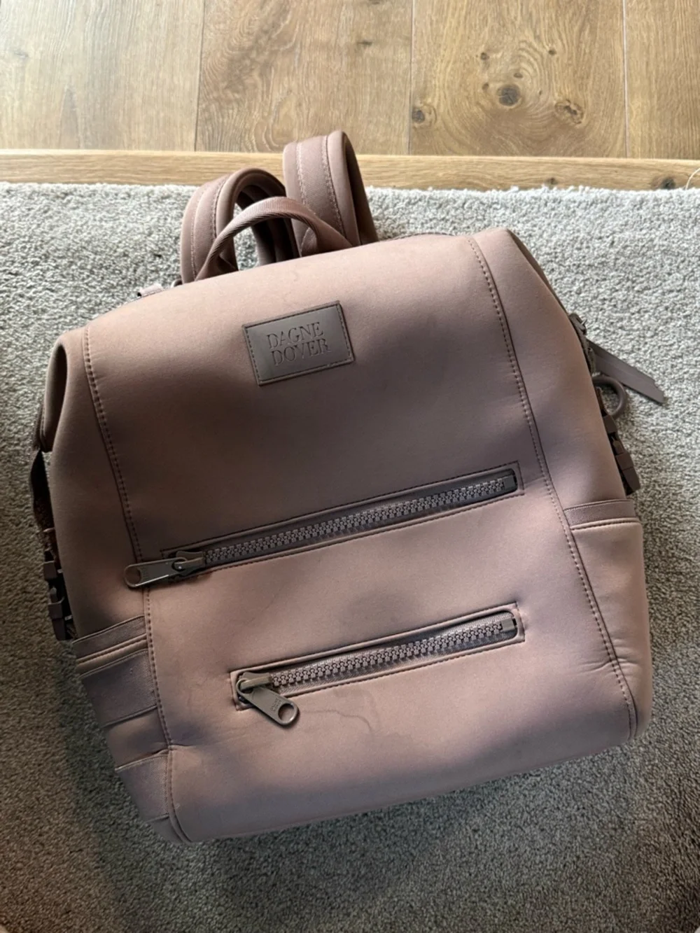 Dagne Dover Indi Neoprene Diaper Backpack - Dusty Rose